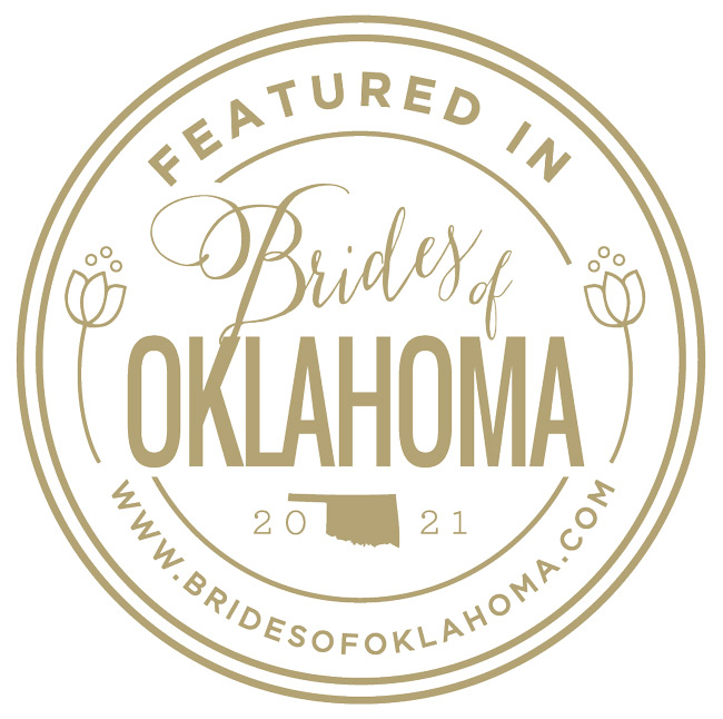 Featured in Brides of Oklahoma Vendor Badge